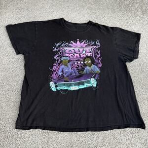 Outkast Shirt Mens 2XL Black Purple Atliens Andre 3000 Rap Hip Hop Casual